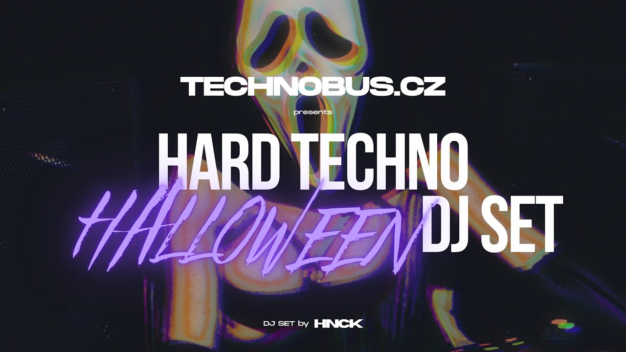 HARD TECHNO HALLOWEEN DJ SET by HNCK [TECHNOBUS.CZ] 4K