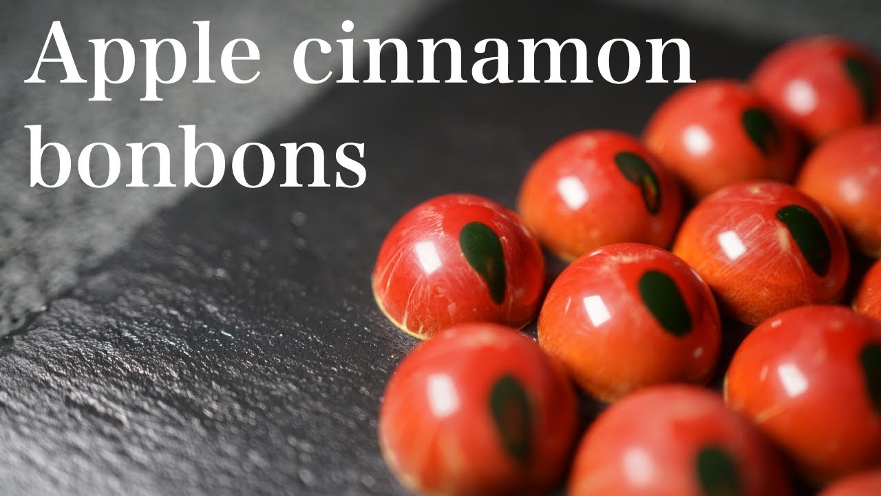りんごとシナモンのボンボンショコラ|Apple cinnamon bonbons