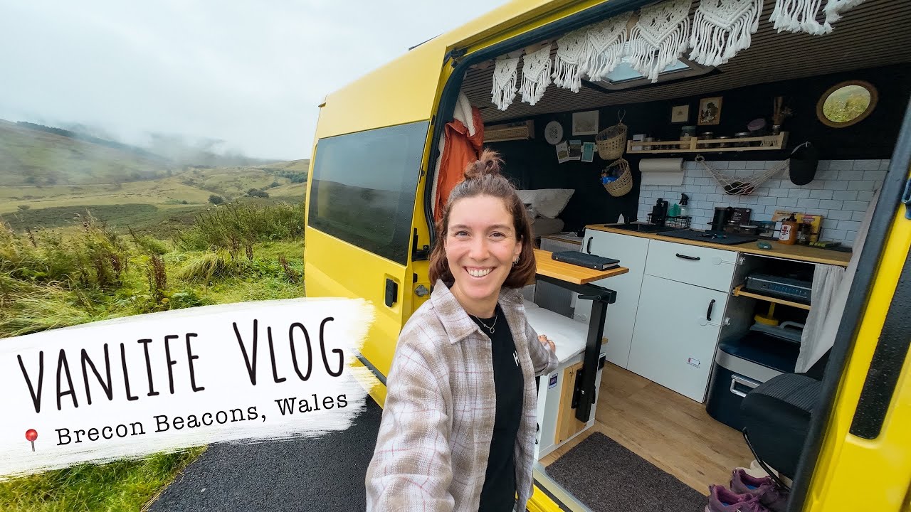 Travel to Wales with me.... | Rainy days in the Brecon Beacons | Vanlife Vlog