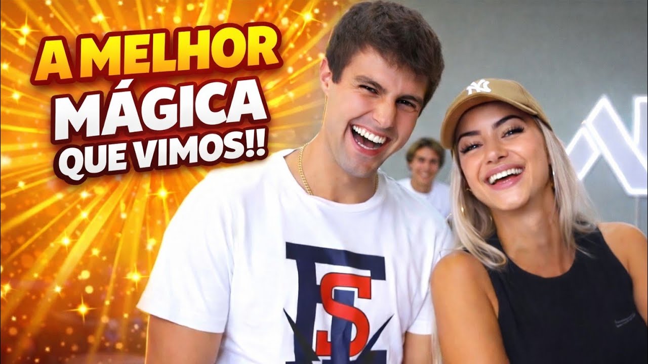 O Rezende , carolzinha, lais e  Ana Mosconi ficaram mega surpresos em ver essa mágica surreal 