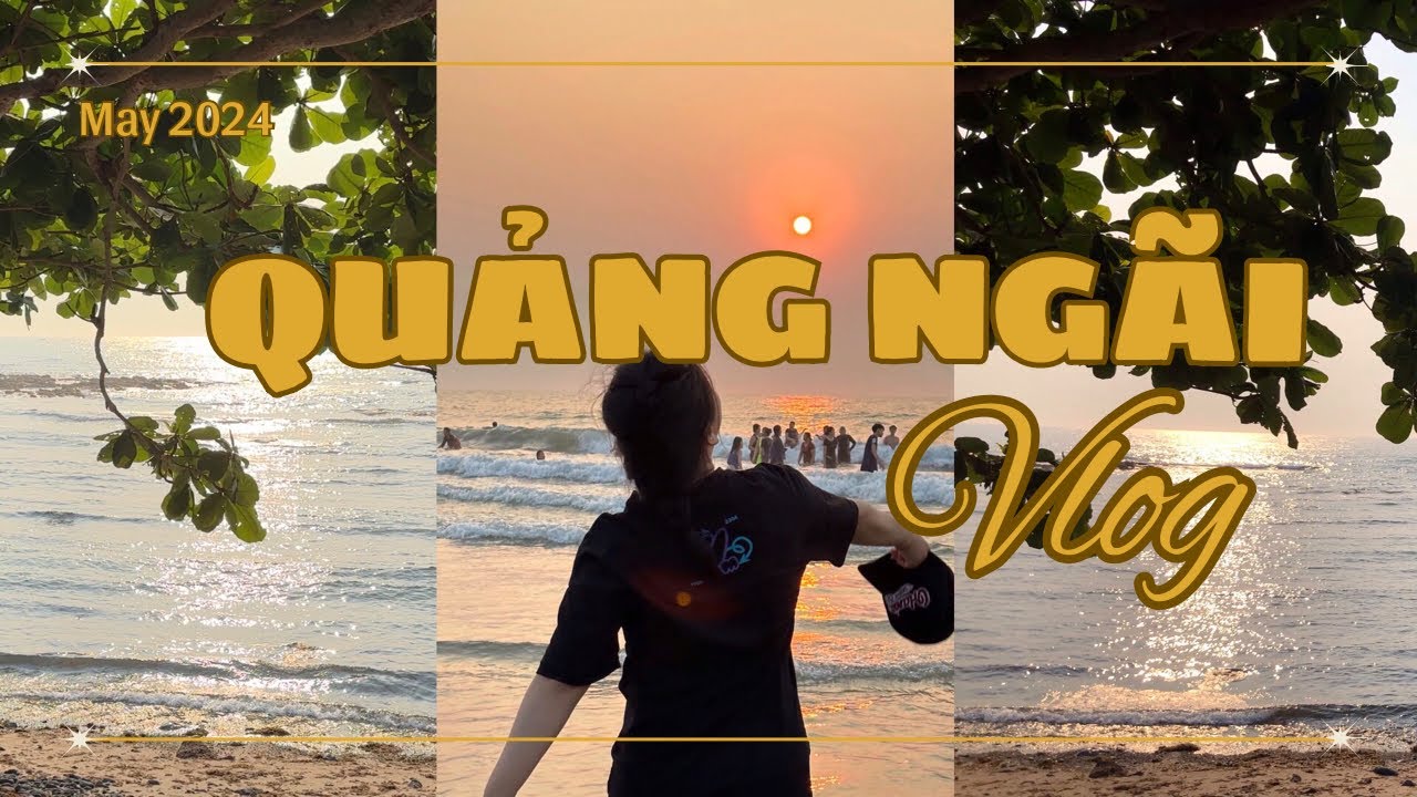 Vlog 2 Ngày về Quảng Ngãi// Biển Ba Làng An, Mỹ Khê Tuyệt Đẹp 🏖🌾
