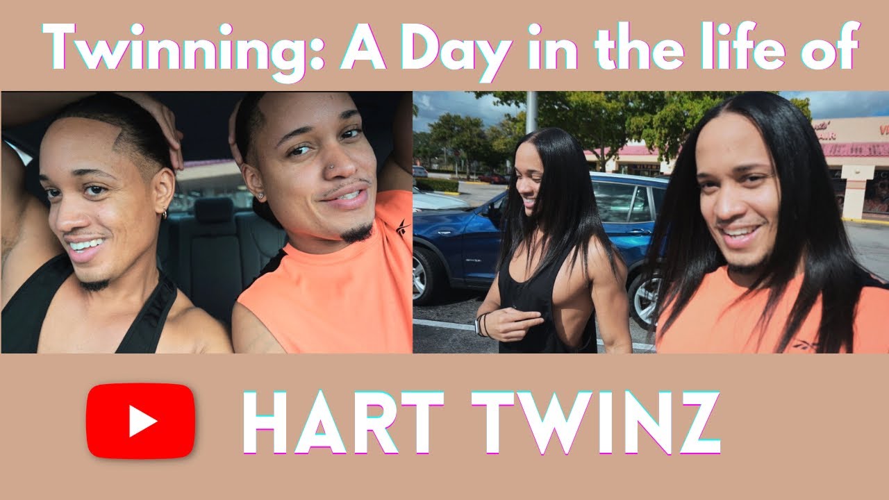 Hart Twinz Vlog Ep. 1 | Hair Salon + Barber Shop | Hook & Reel With Friends