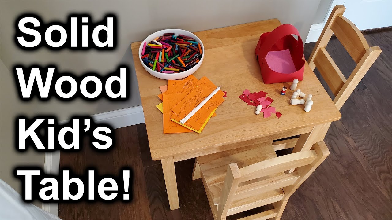 Melissa and Doug Kids Table Set Review