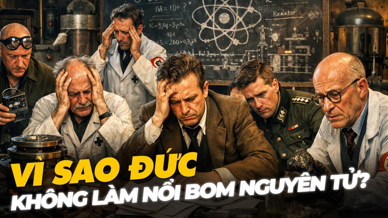 VÌ SAO ĐỨC KHÔNG LÀM NỔI BOM NGUYÊN TỬ?