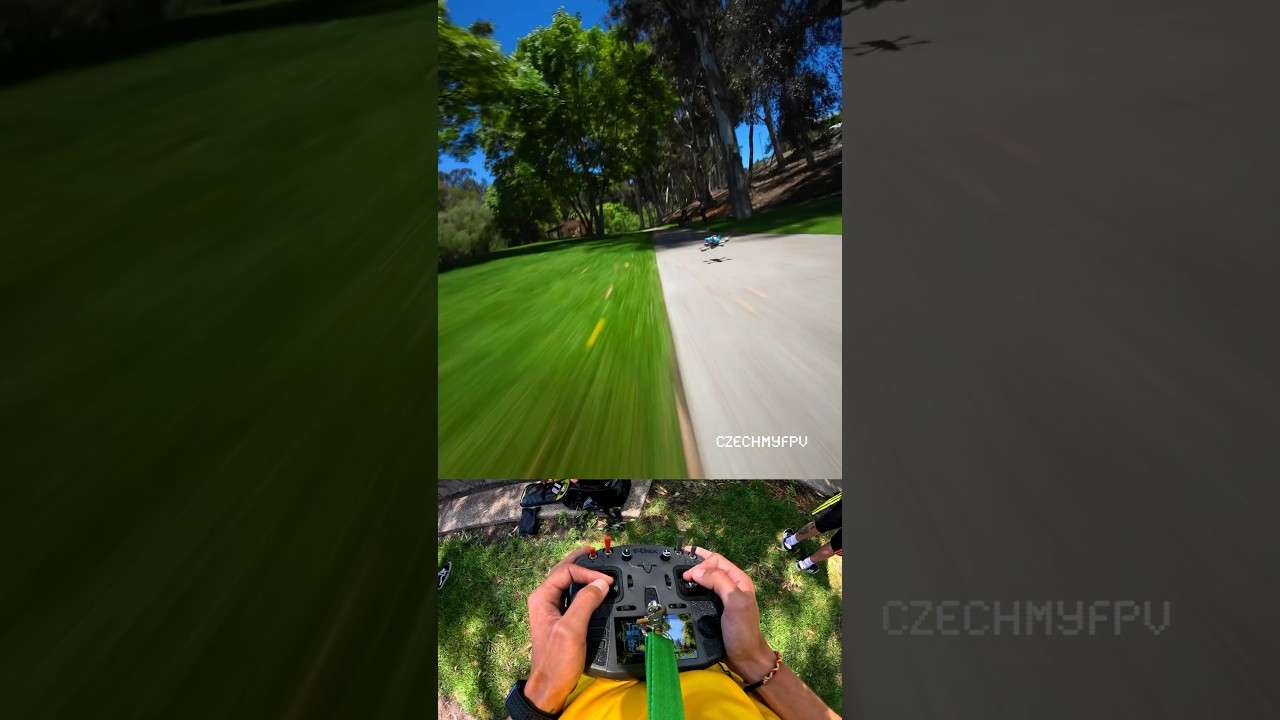 Wipeout in real life #drone #viral #shorts