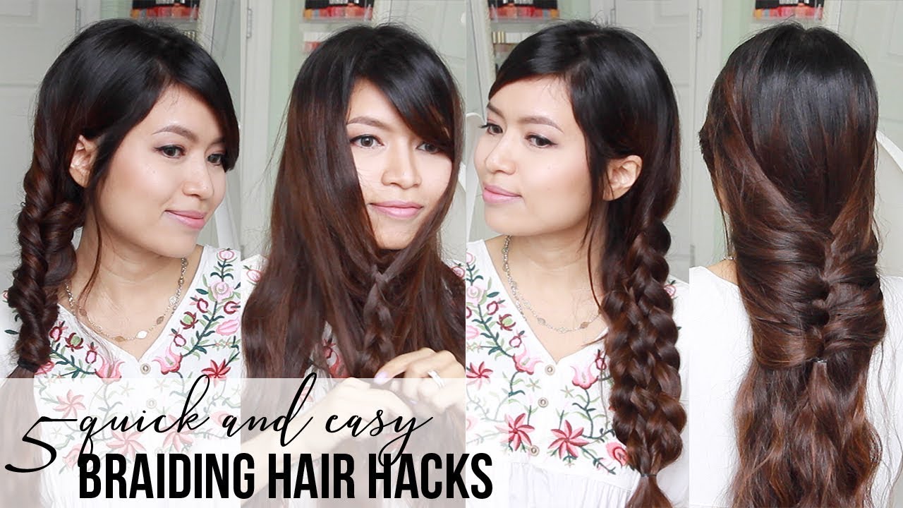 BEST HAIR HACKS TUTORIALS ♥ Quick & Easy Braided Hairstyles