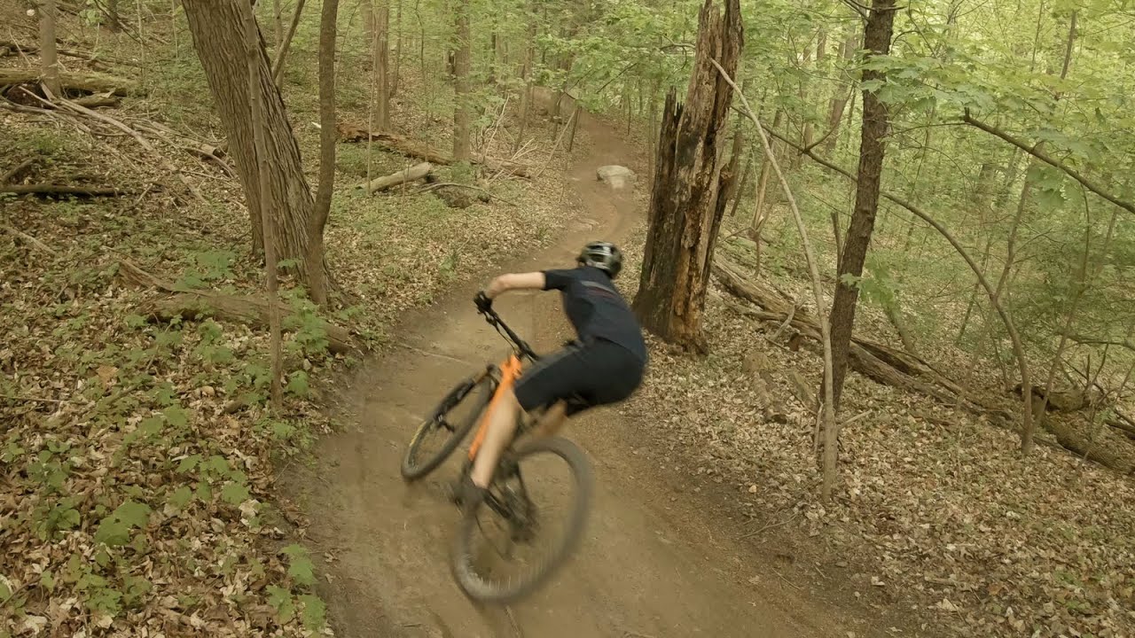 Don Valley Mountain Bike Trails - Roller Flowster Self Filmed