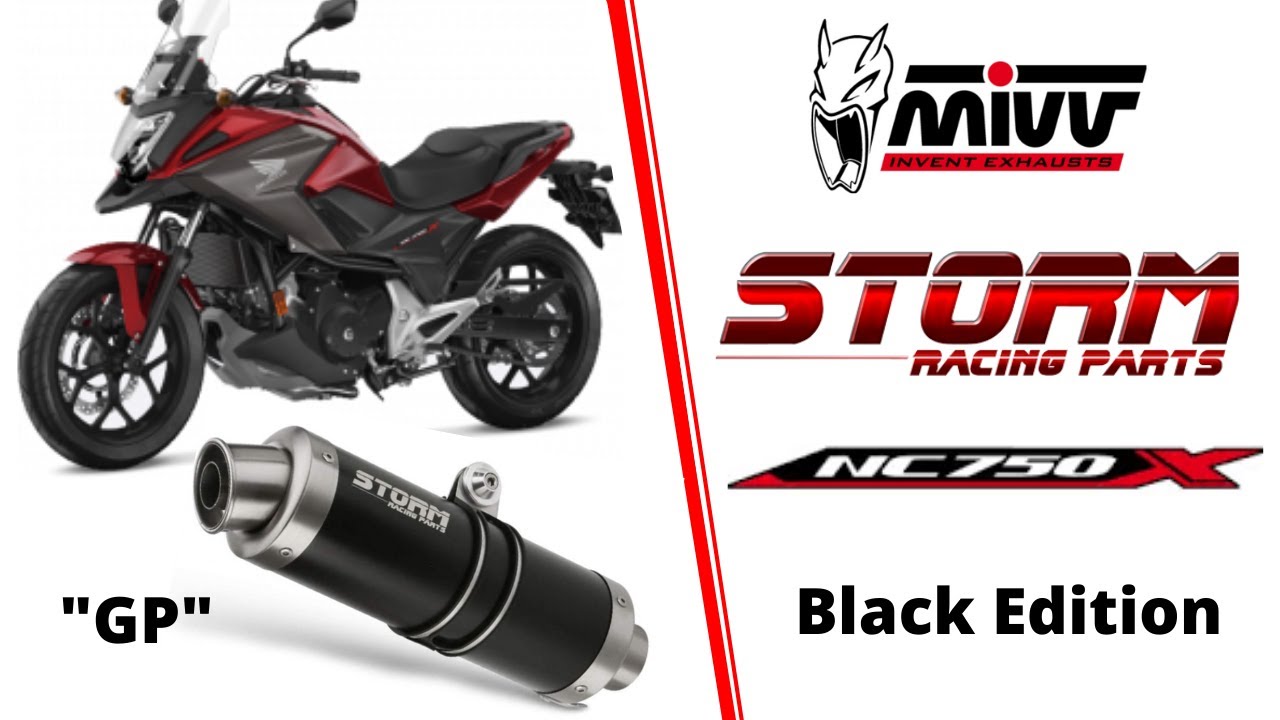 Terminale Mivv Gp By Storm  per HONDA NC750X Test Sound Exhaust