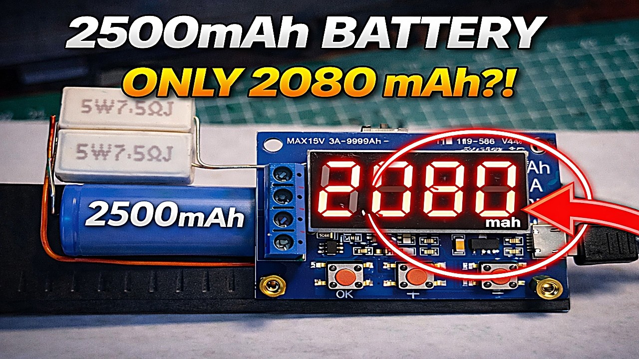 Don’t Trust 18650 Labels! DIY Capacity Tester That Reveals the Truth