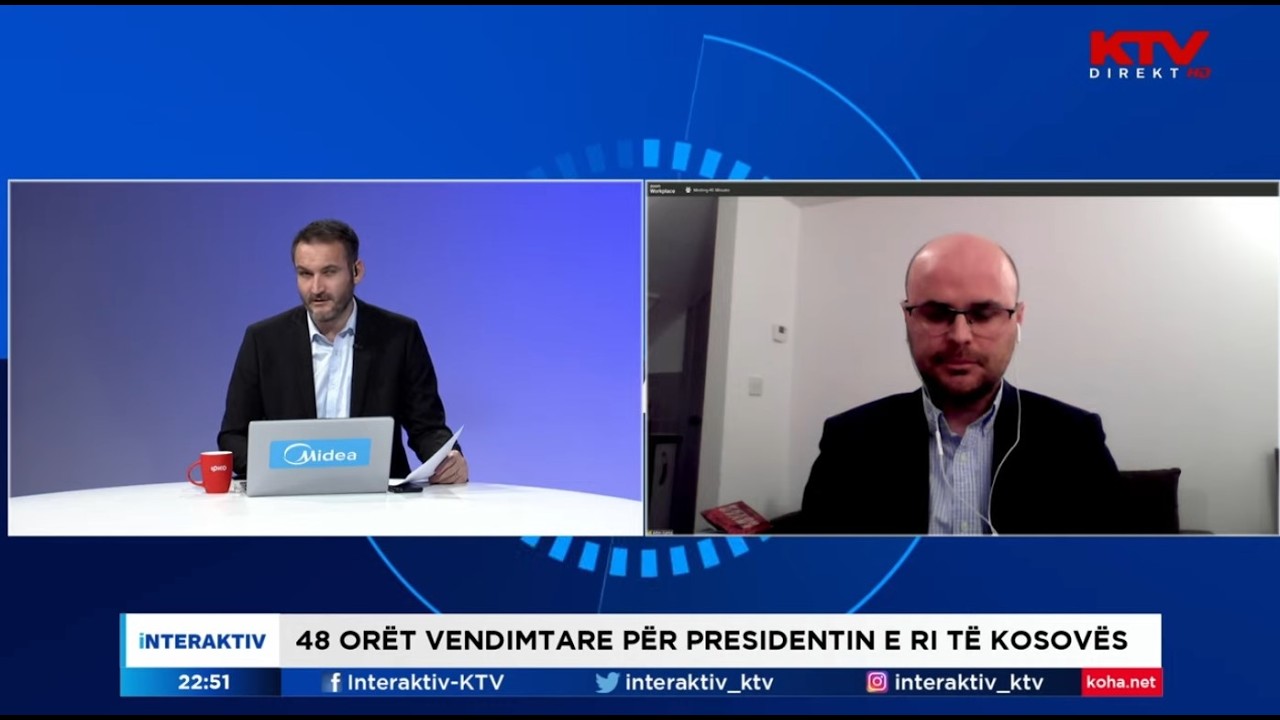 48 orët vendimtare për presidentin e ri të Kosovës - Altin Gjeta, Live në Interaktiv