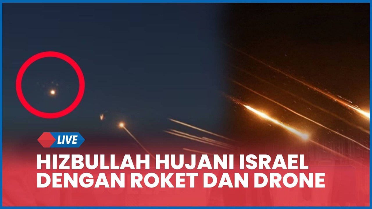Hizbullah Hujani Israel dengan Roket dan Drone, Haifa hingga Pangkalan Tel Hashomer Jadi Target