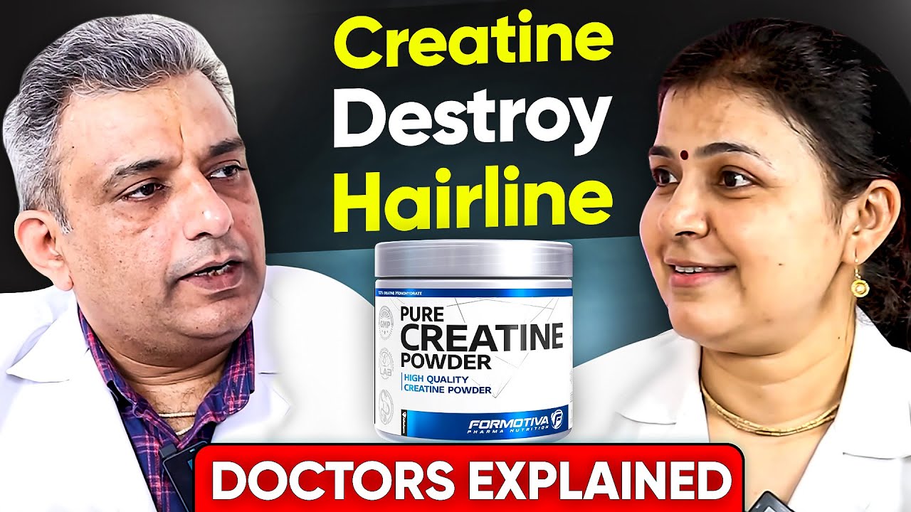 Creatine and Hair Loss - Benefits, Side Effects, How to use, Creatine Before and After #hairloss