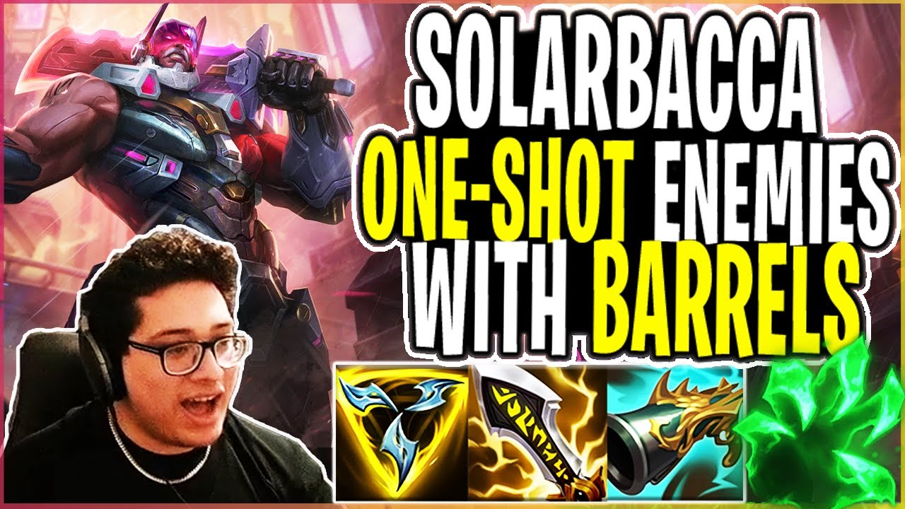 SOLARBACCA ONE-SHOT ENEMIES With BARRELS