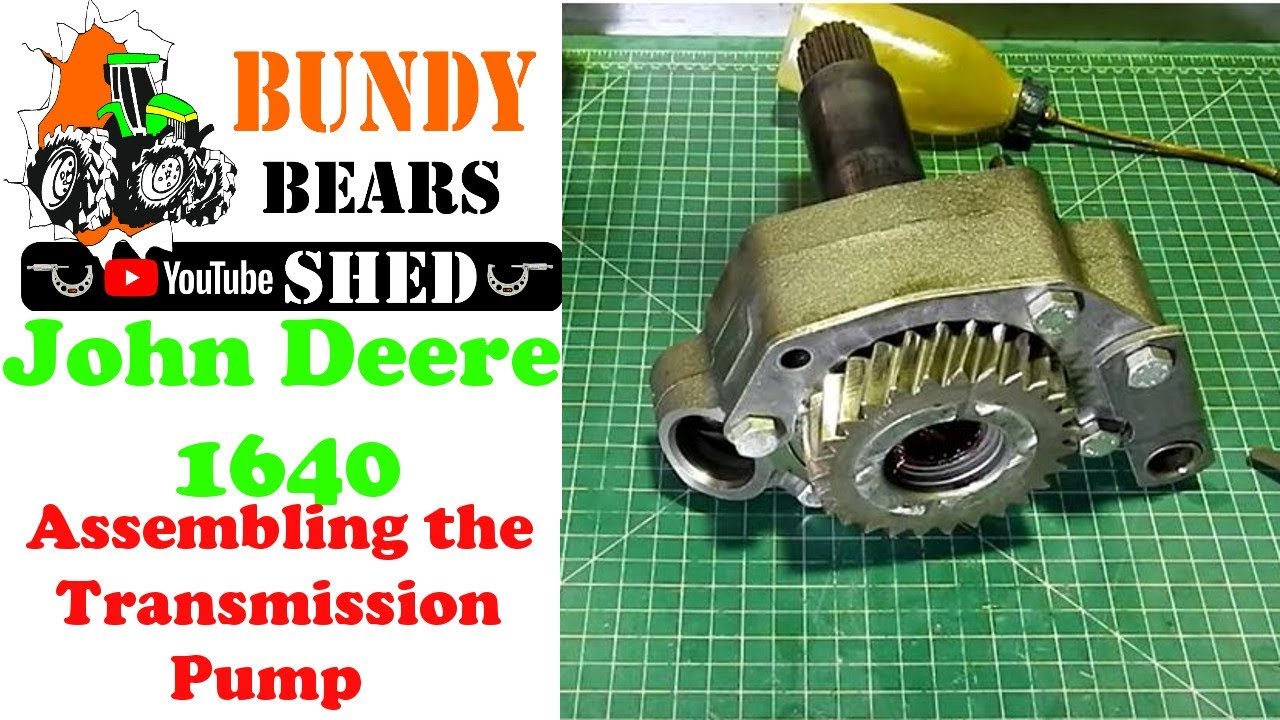 How to Assemble the John Deere 1640 Transmission Pump