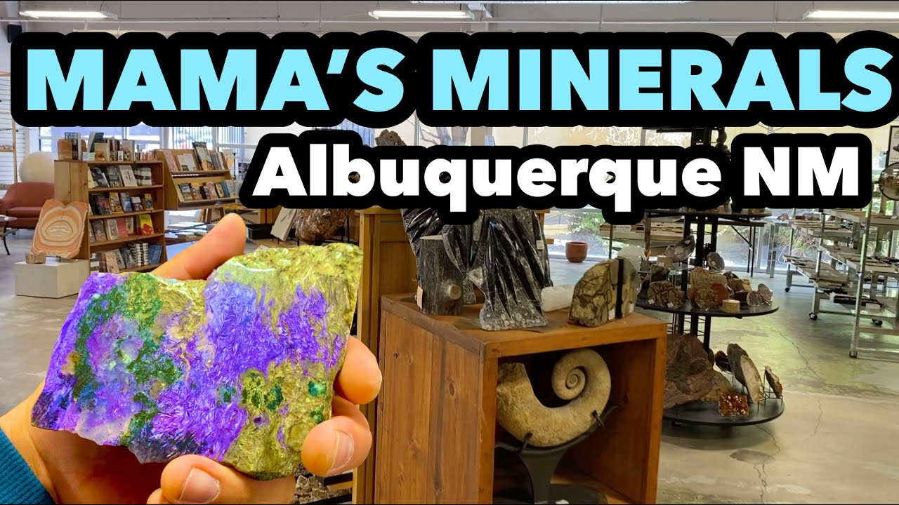 Mama's Minerals Rock Shop in Albuquerque New Mexico