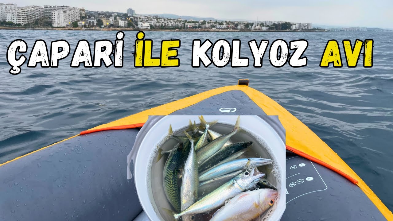 Çapari ile Kolyoz İstavrit Avı | Kano ile Balık Avı | #fishing #mersin