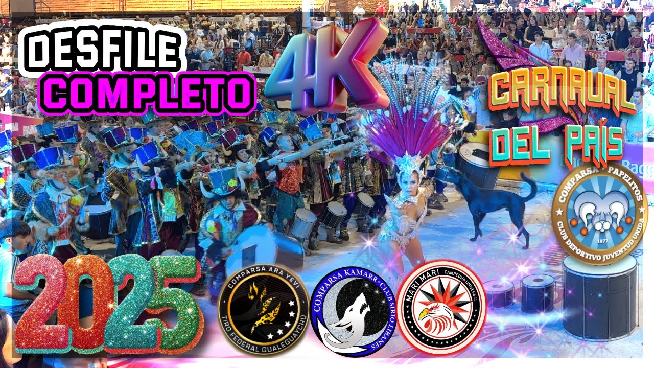Carnaval del País 2025 | Desfile COMPLETO en 4K del mayor espectáculo a cielo abierto Argentino
