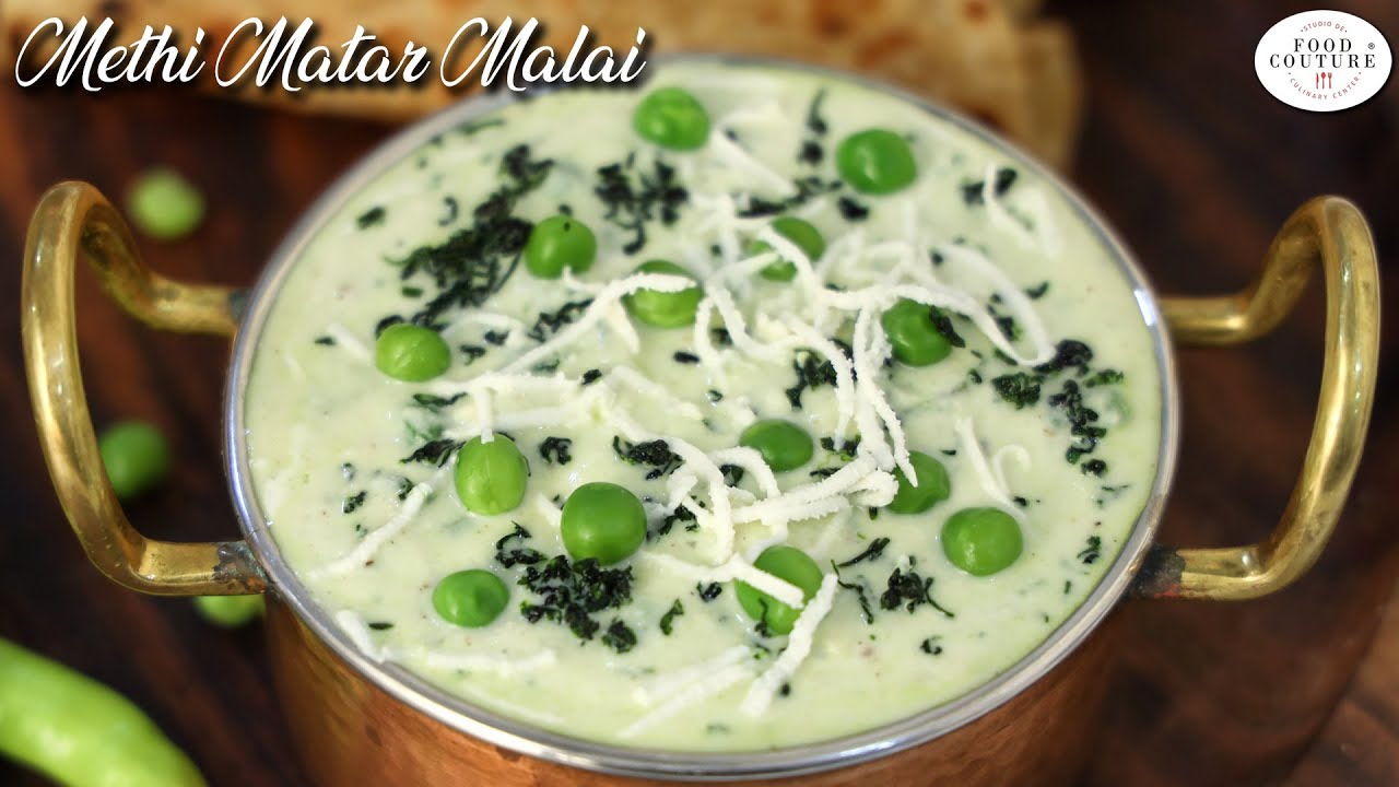 No onion No Garlic - Methi  Matar Malai | मेथी मटर मलाई । Chetna Patel Recipes