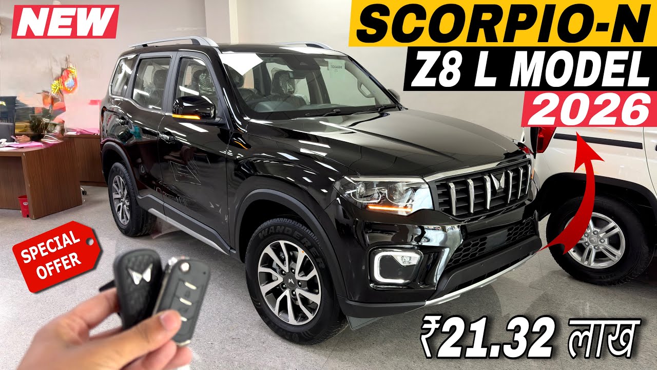 Mahindra Scorpio N Z8L Top Model 2026 Detailed Review ✅ Scorpio N Z8L Diesel MT Price & Features🔥