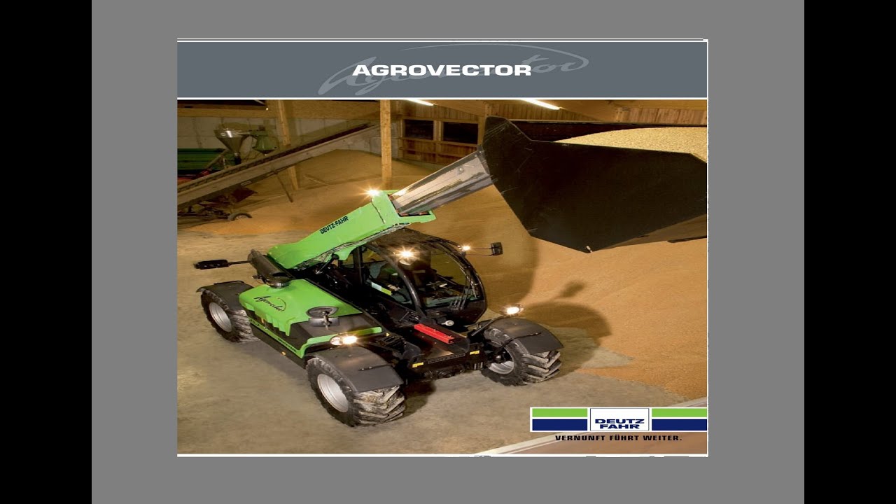Loader telescopic DEUTZ-FAHR Agrovector. Погрузчик телескопический DEUTZ-FAHR Agrovector.