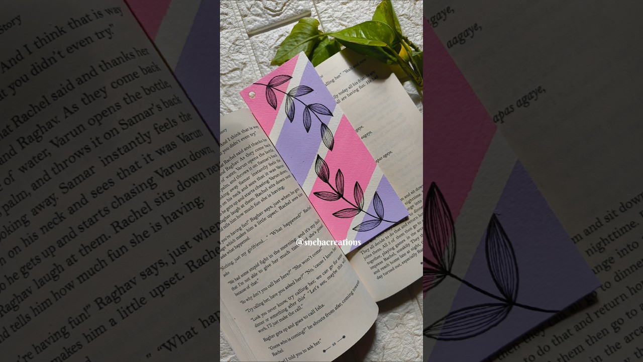 Easy Bookmark Ideas 😍🔖 #shorts #painting #bookmark