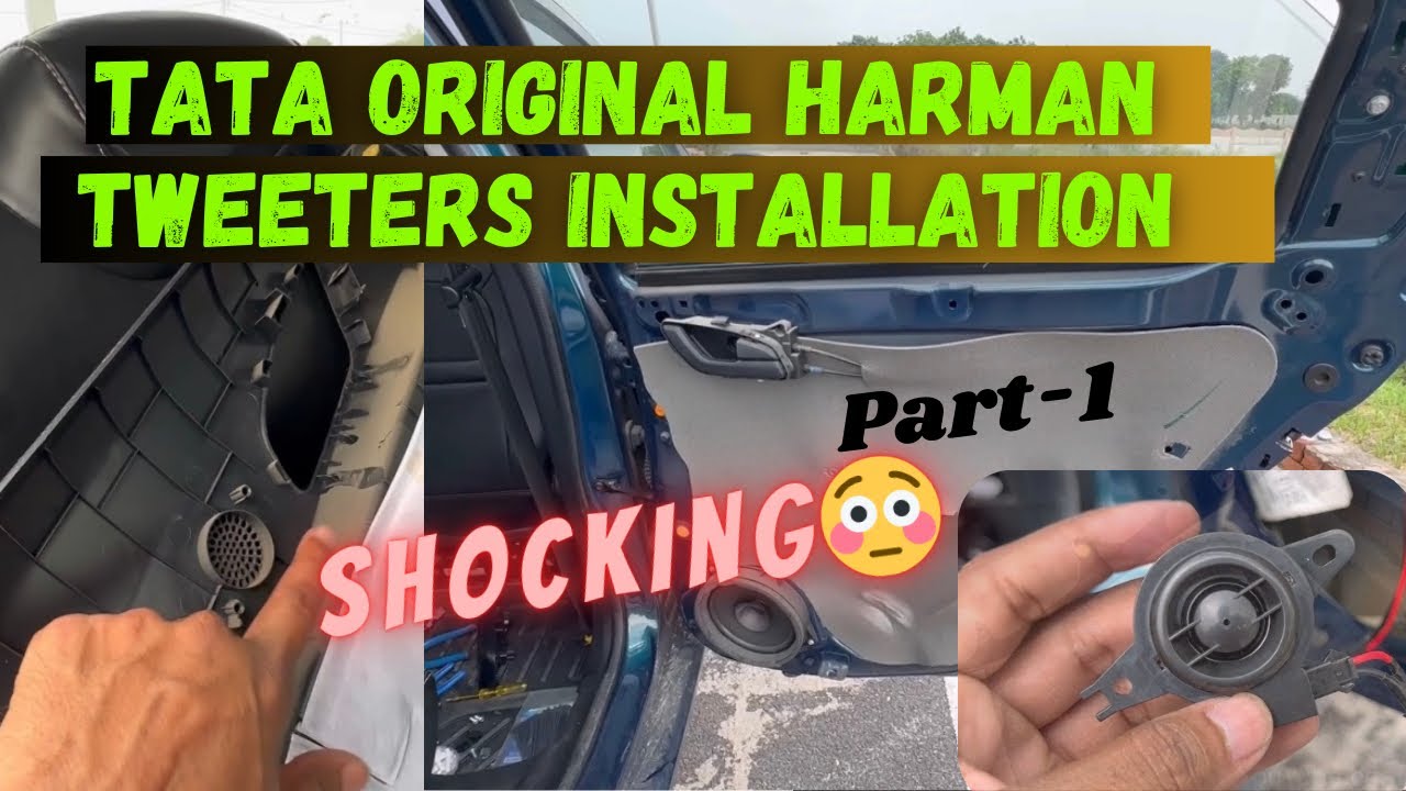 Tata Original Harman Tweeter Installation In Tiago EV Part-1 How To Open/Remove Tiago EV Door Panel