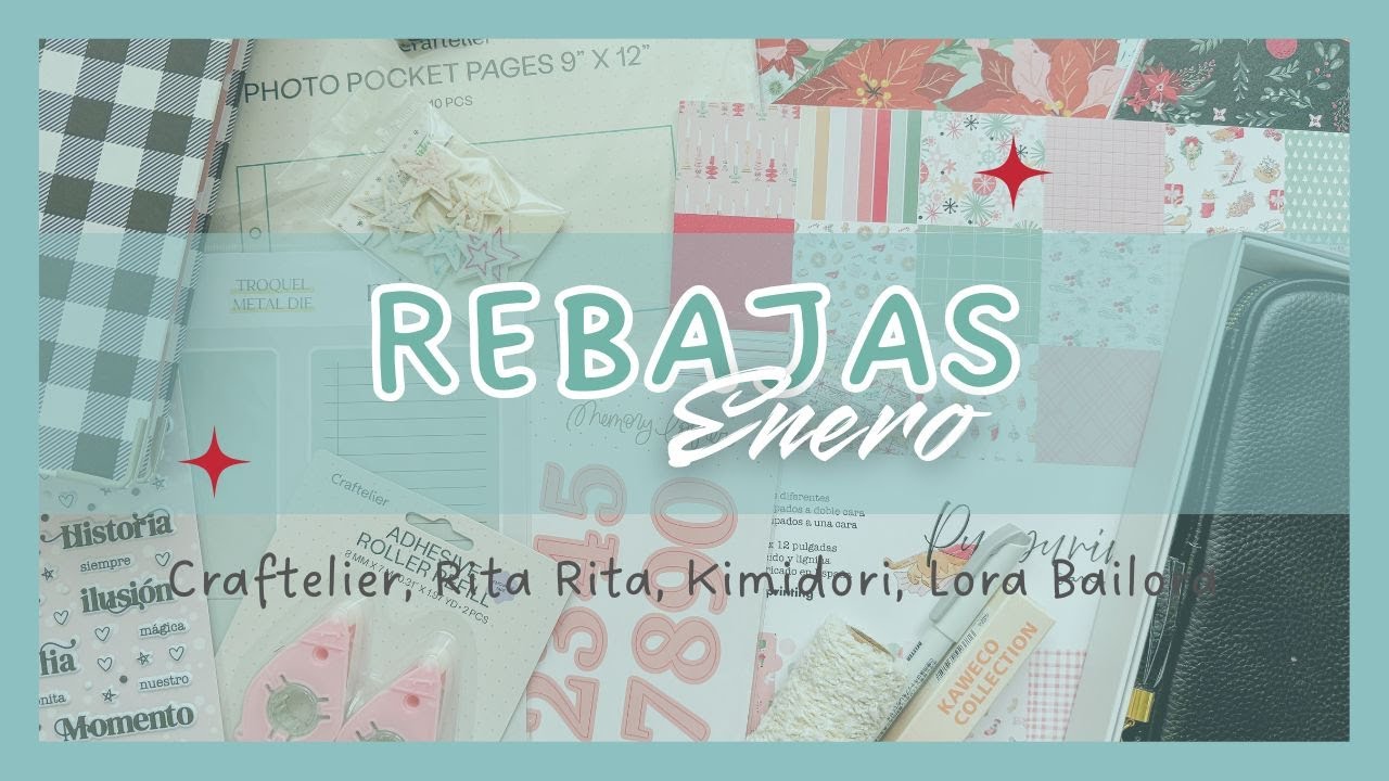 Haul compras Scrapbooking rebajas Enero 📦✨
