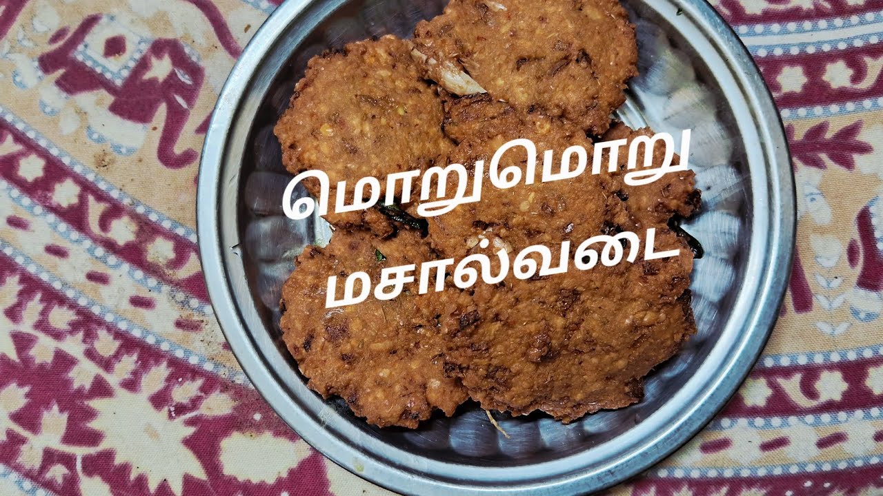 🔥 Crispy & Tasty Masal Vadai Recipe 🔥