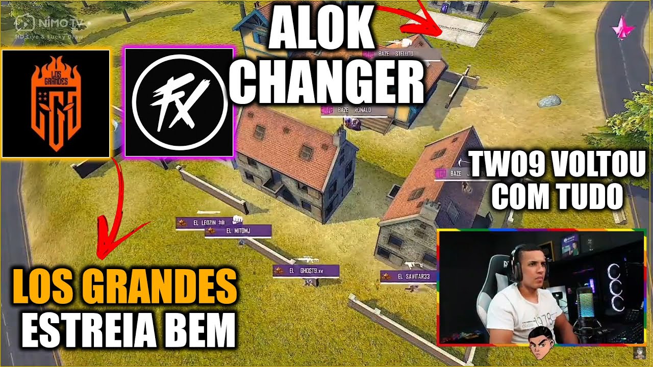 HUDSON REAGINDO ALOK CHANGER - TWO9 VOLTOU A SER TITULAR PELO FLUXO - LOS GRANDES ESTREIA BEM