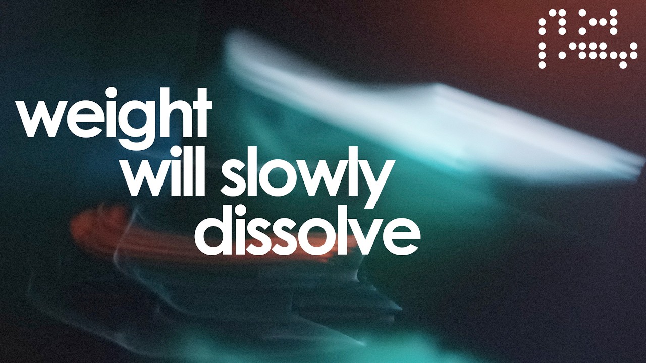 weight will slowly dissolve (1 hour ambient)