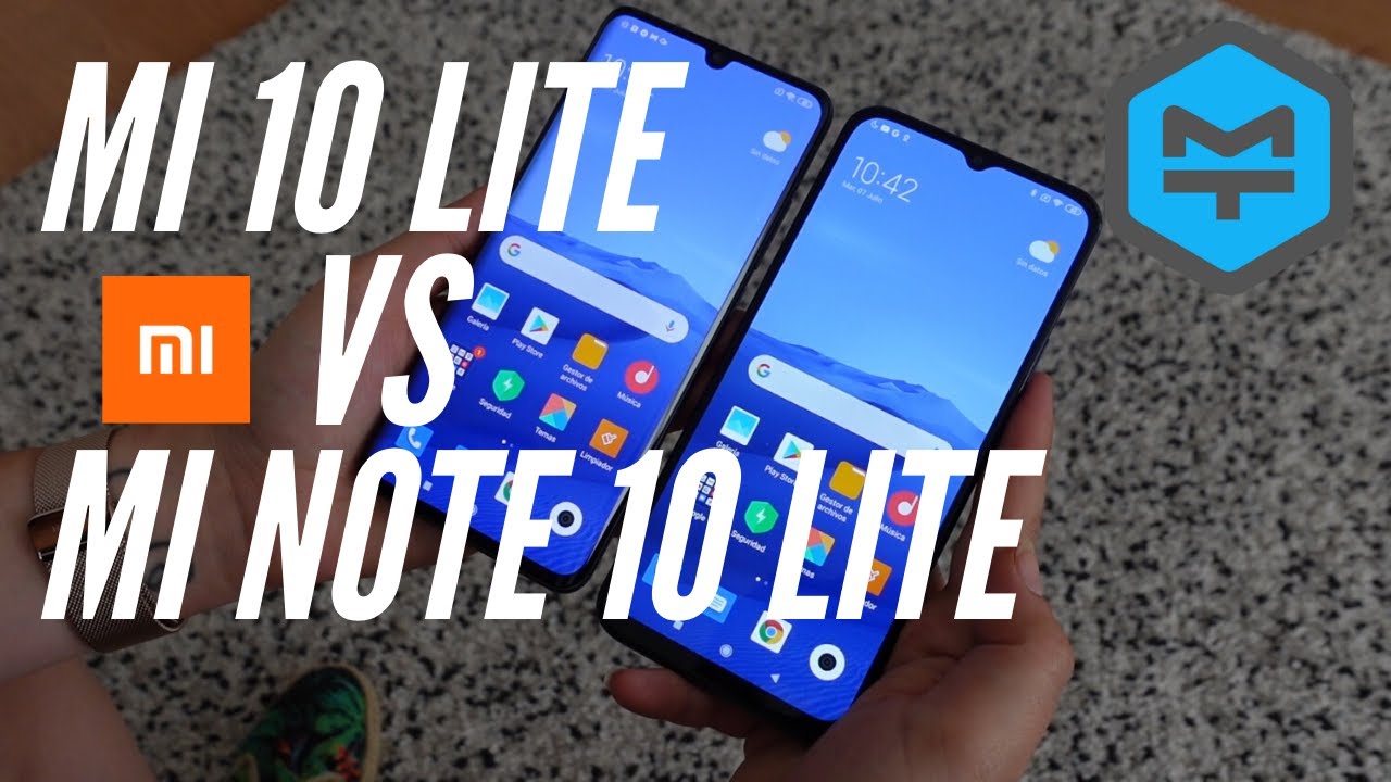 Mi 10 Lite vs Mi Note 10 Lite, ¿cuál elegir?