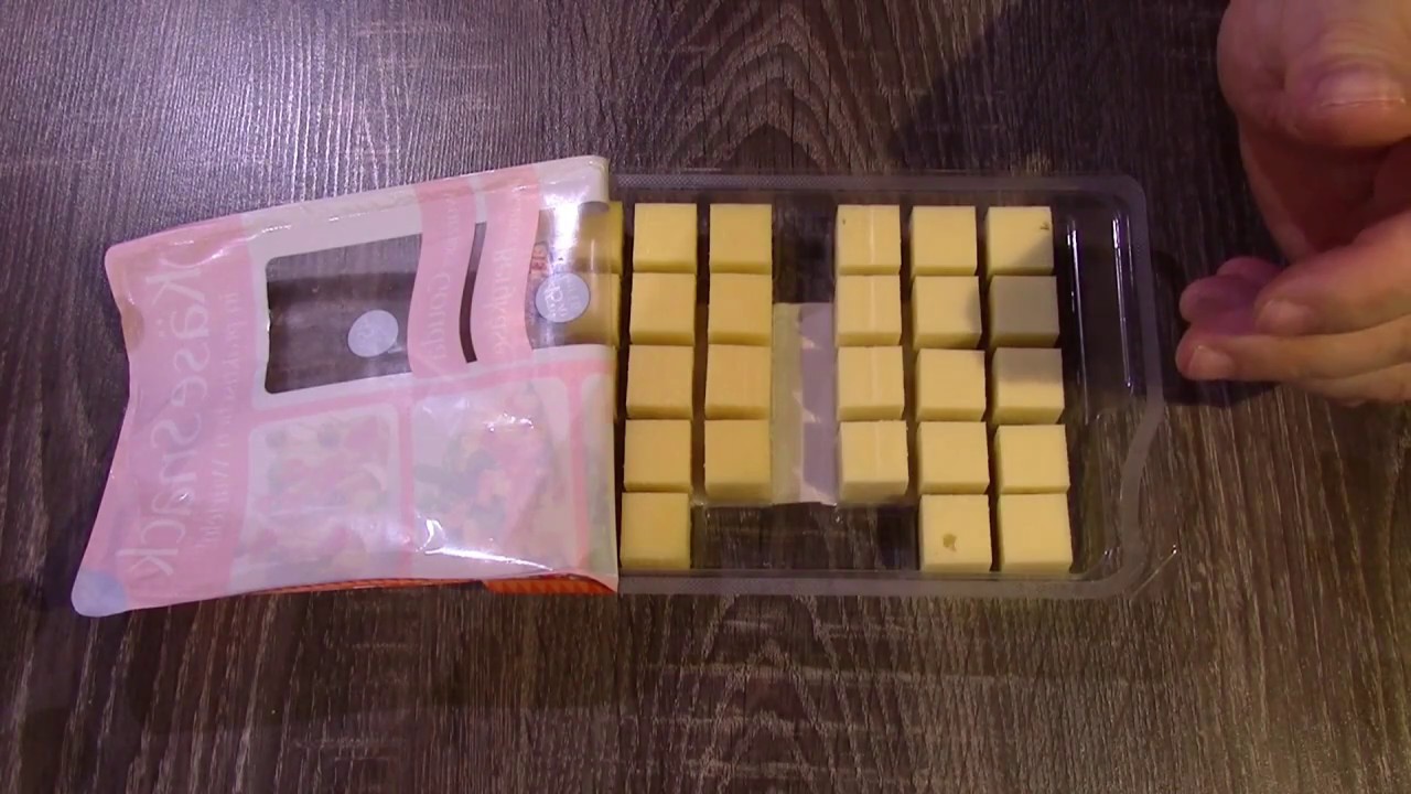 K&auml;se Snack in praktischen W&uuml;rfeln Gouda und Bergk&auml;se