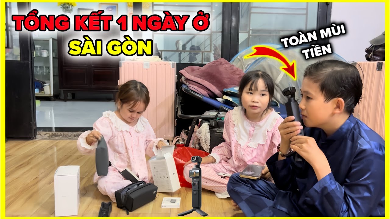 Một Ngày Vi Vu Sài Gòn Của 3 Chị Em Đi Chơi, Mua Sắm - Hướng Dẫn Chị Huyền Hre Làm Quen Máy Quay Mới