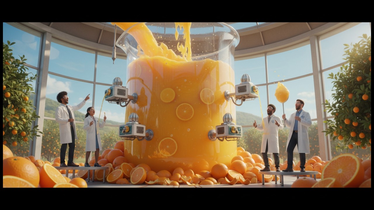 How to make billions of dollars every day from factory-produced orange juice