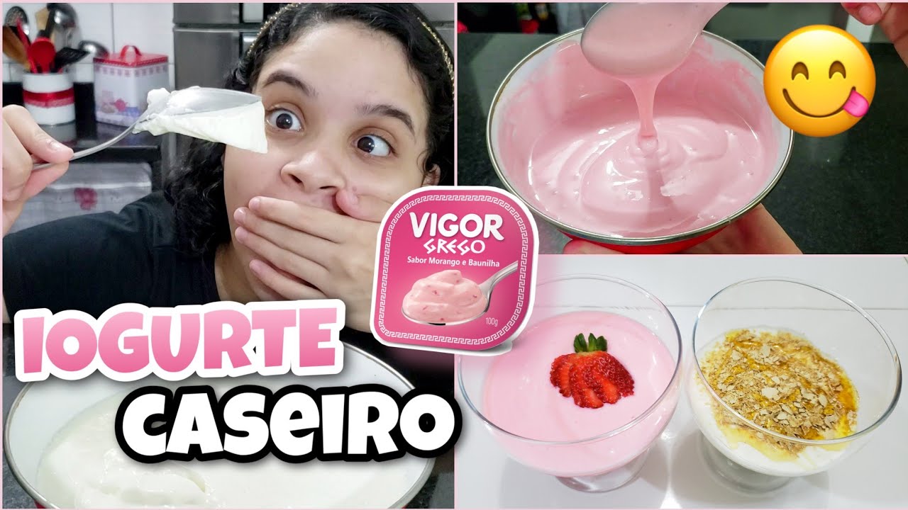 FAÇA SEU PRÓPRIO IOGURTE GREGO EM CASA COM APENAS 2 INGREDIENTES