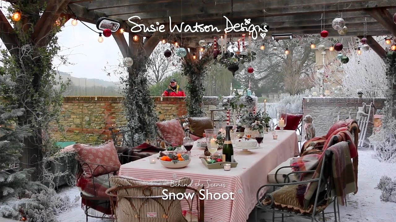 Susie Watson Designs Snow Shoot – Behind the Scenes