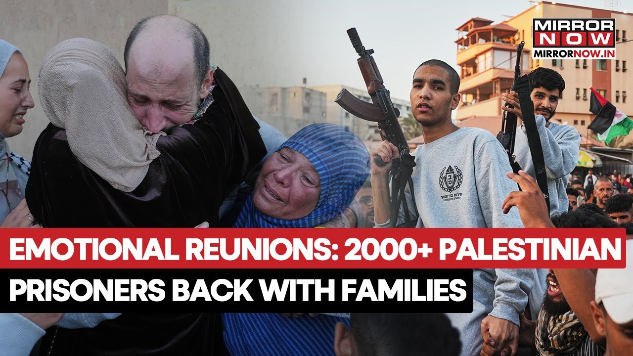 Israel Releases 2000+ Palestinian Prisoners Following Hamas' Hostage Release; Emotional Reunion