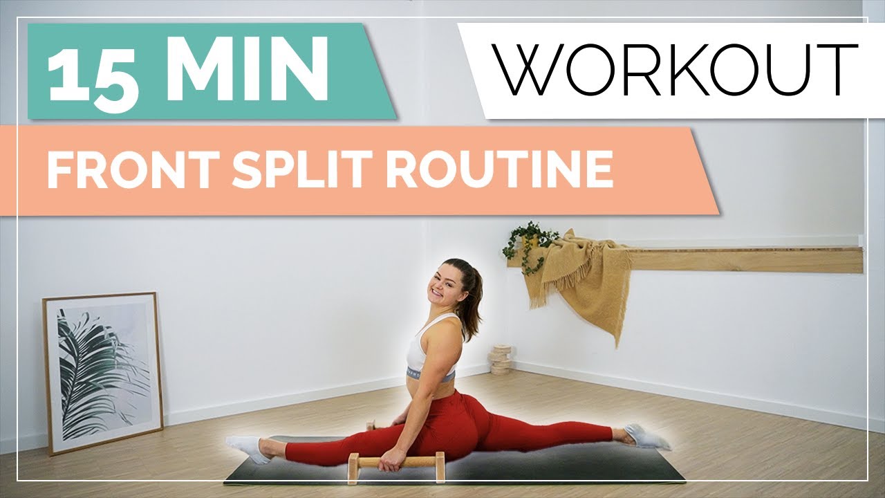 15MIN Spagat lernen Follow Along I Front Split I Vorwärtsspagat verbessern