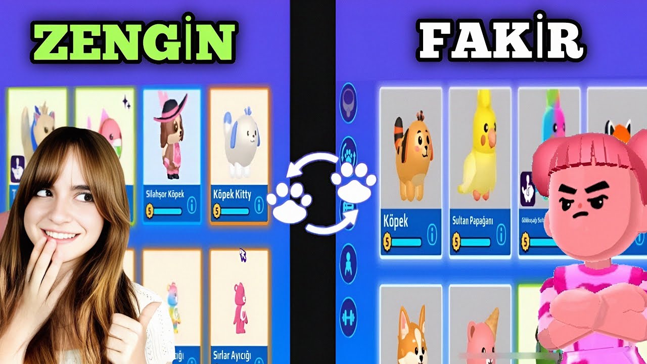 PK XD ZENGİN VS FAKİR PET TAKASI ! KİM DAHA İYİ TAKAS YAPTI ? | ÖZGÜŞ TV