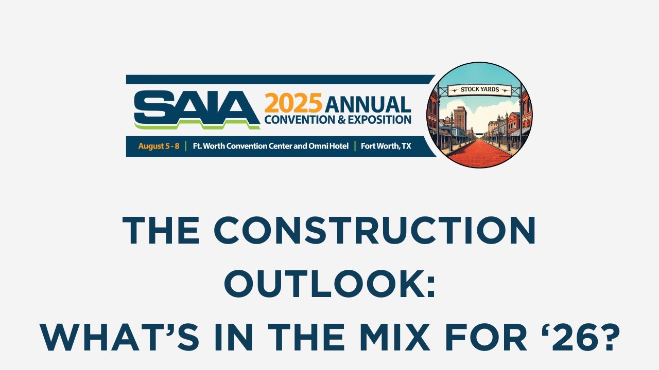 The construction outlook: what's in the mix for '26? presented by Ken Simonson