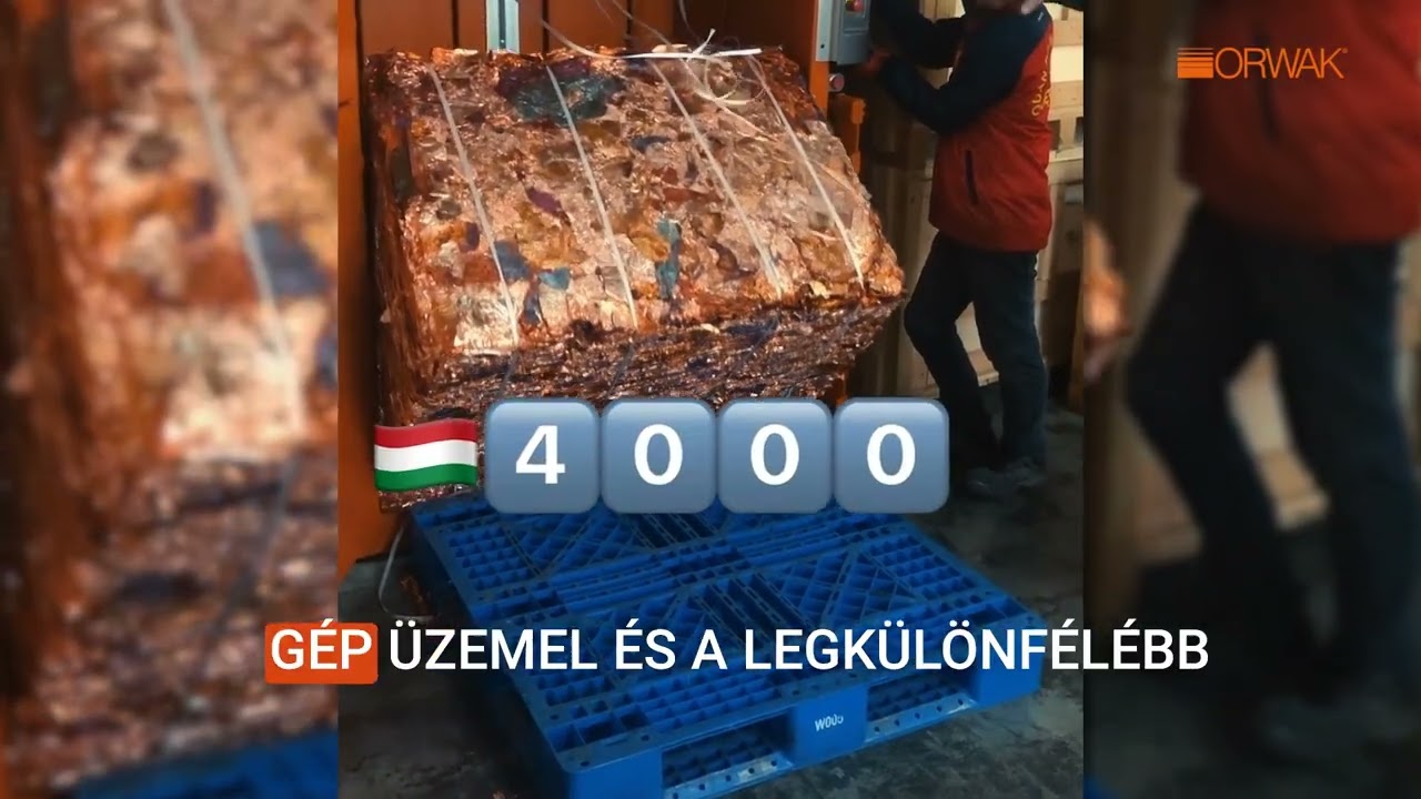 Közel 60 féle ORWAK gép közül válogathat a különböző típusú hulladékok kezelésére