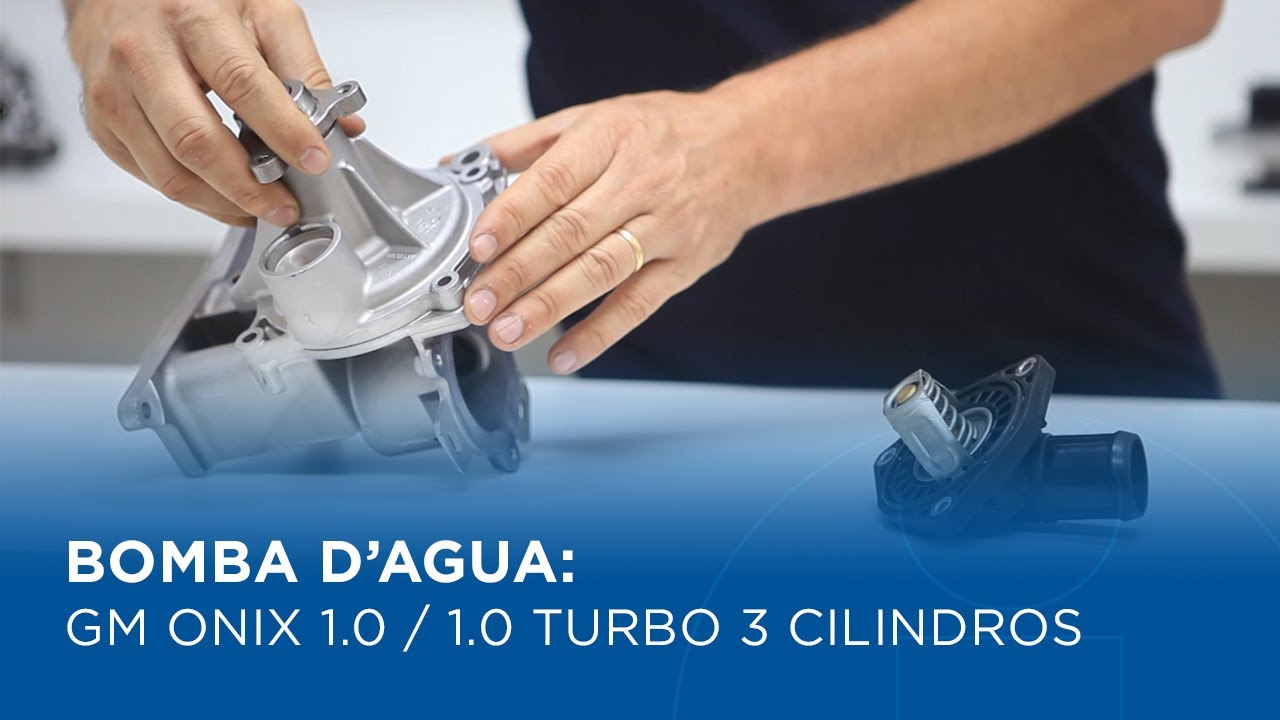 ATENÇÃO: A bomba d'água do ONIX 1.0 3 CILINDROS é diferente do modelo 1.0 TURBO