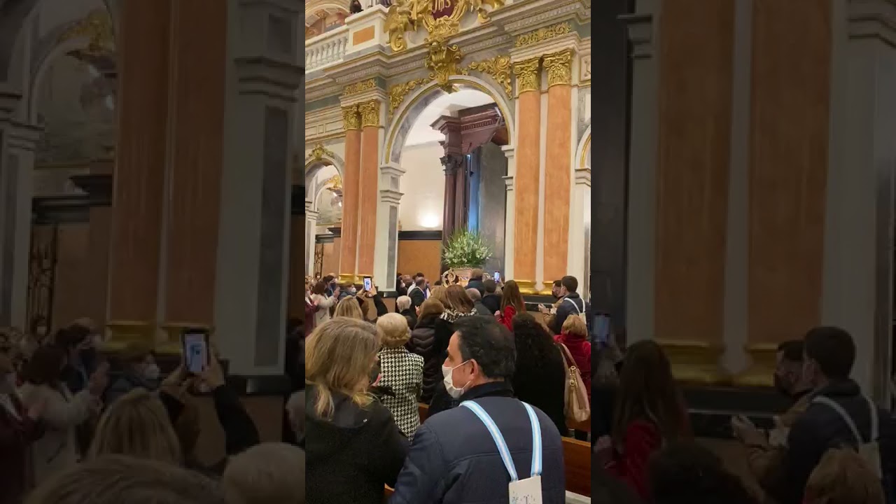 Vila-real: Entrada de la Inmaculada Concepción en la Iglesia Arciprestal.