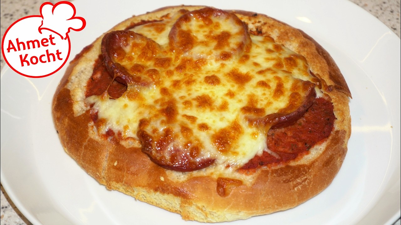 Fladenbrot Pizza mit Sucuk | Ahmet Kocht | Fusion kochen | Folge 655