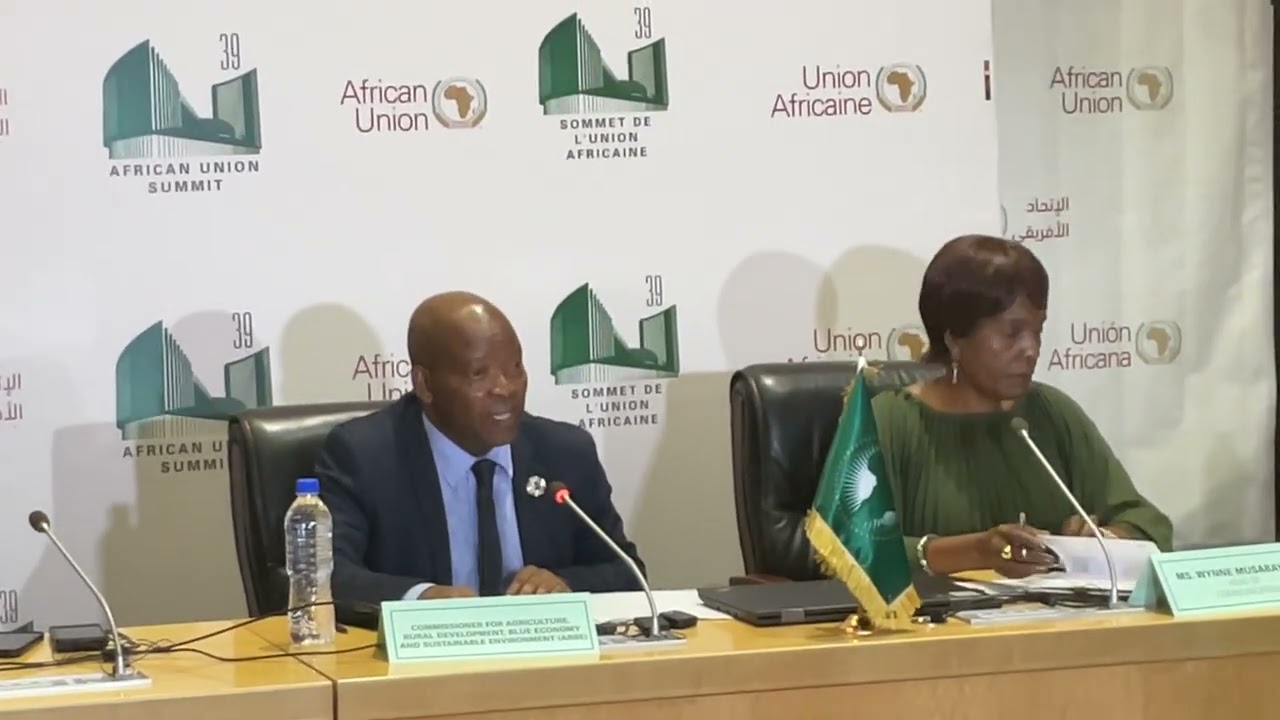 Press Briefing by H.E. Moses Vilakati, AU Commissioner, ARBE