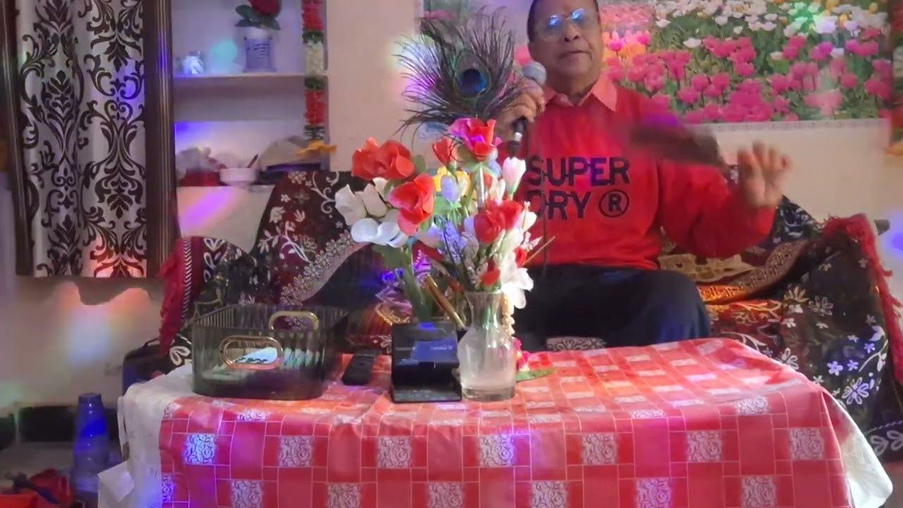 SRI HANUMAN CHALISA BY MR.PREM RAJ BY USING KARAOKE ON 07-03-2026.