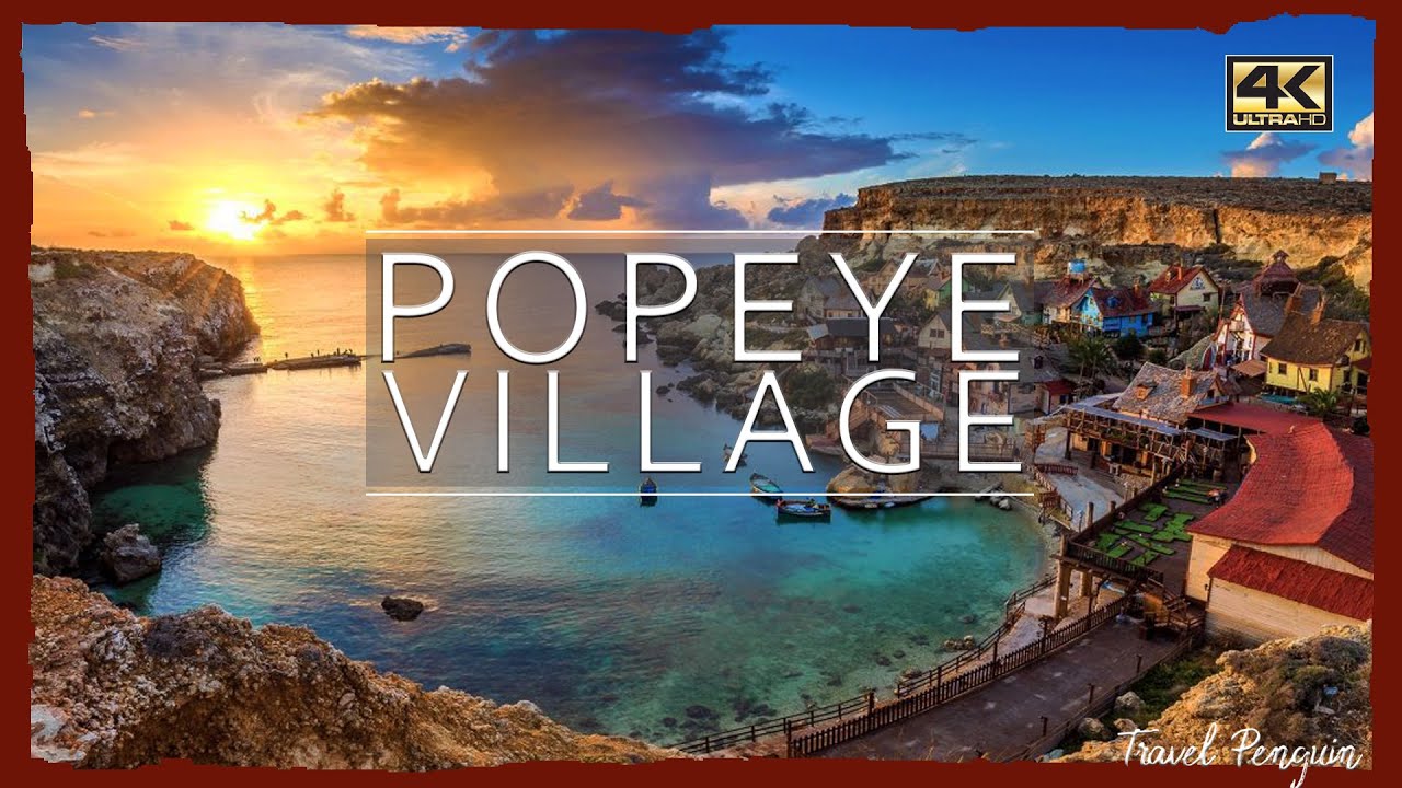 Popeye Village ● Malta 🇲🇹 【4K】 Aerial Cinematic Drone