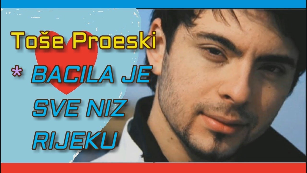 Toše Proeski - BACILA JE SVE NIZ RIJEKU (live) ♥