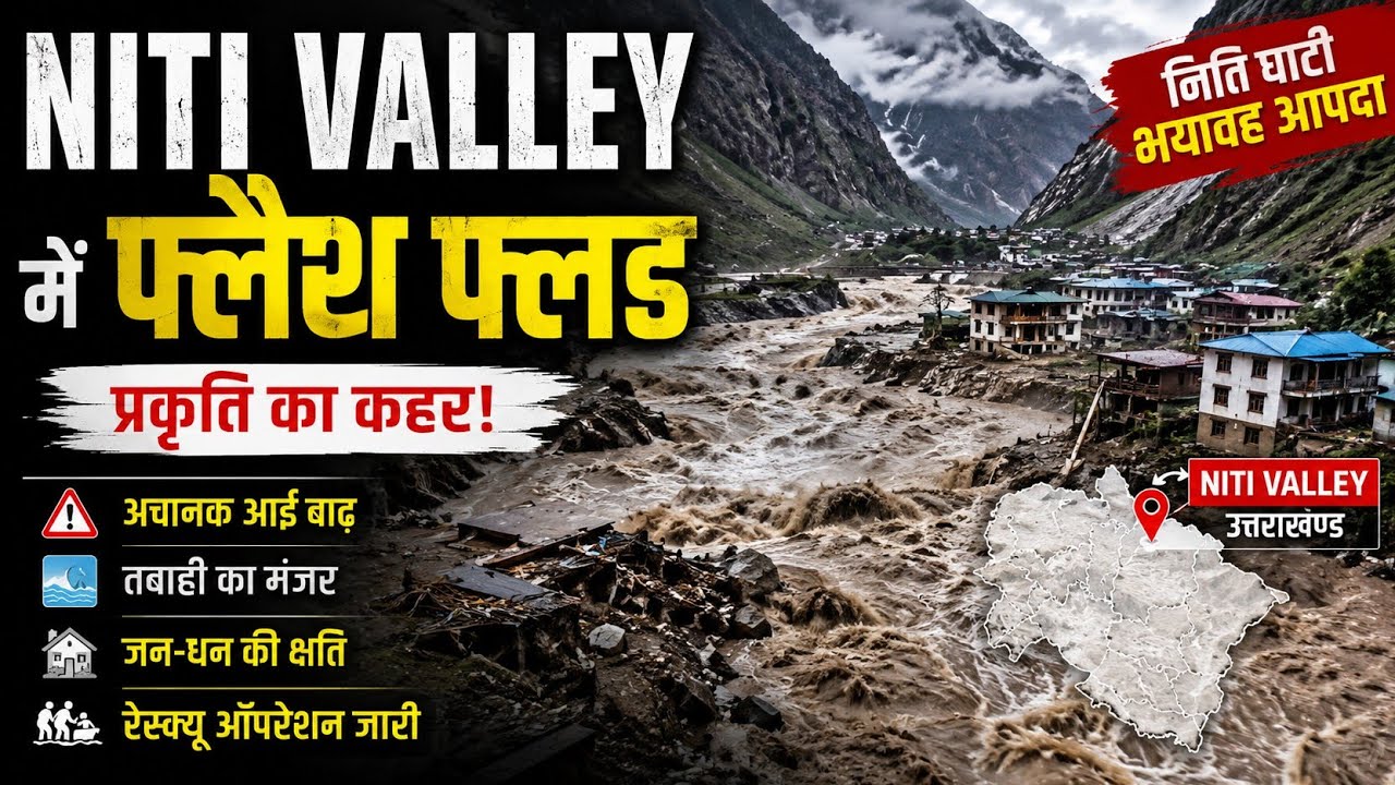 Flash floods in NITI vally, chamoli | SDRF | NDRF|