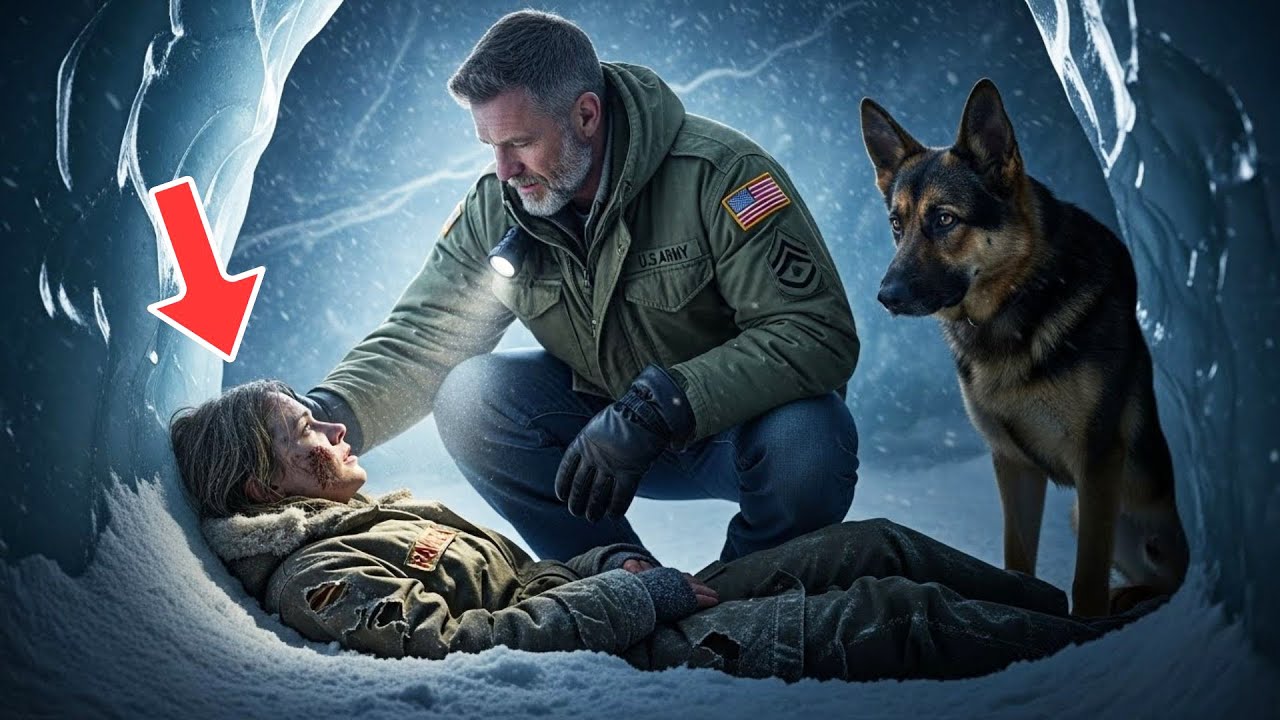 The Ranger Was Fading Beneath the Ice — Until a Veteran and His Dog Found Her